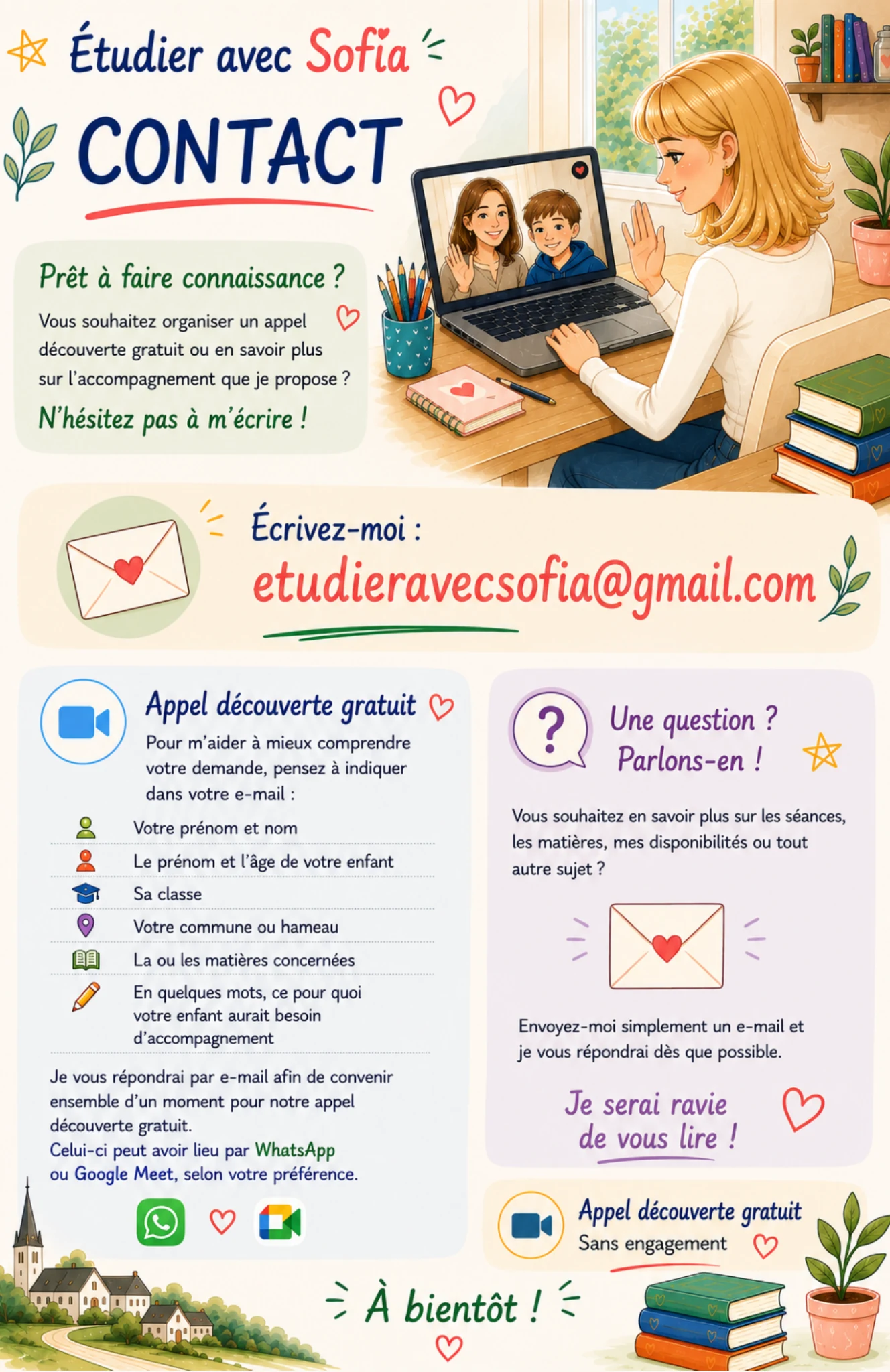 Contact — Étudier avec Sofia